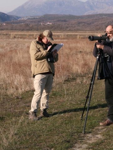 Zimsko brojanje na Ulcinjskoj solani